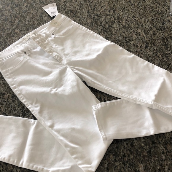 Abercrombie & Fitch White Jeggings Sz 28 - Picture 1 of 3